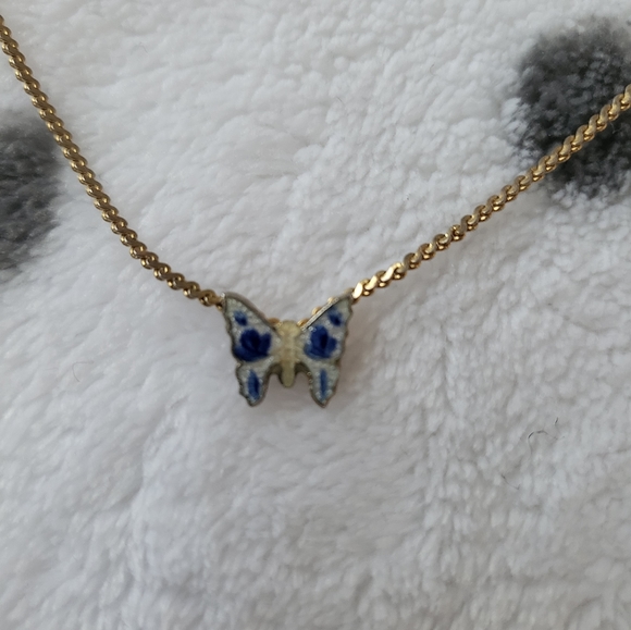 Butterfly Choker Necklace - Picture 2 of 5